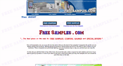 Desktop Screenshot of freesamples.com