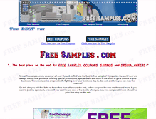 Tablet Screenshot of freesamples.com